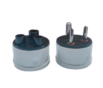 3 Pin Male Female PolyCarbonate Heavy Brass Part